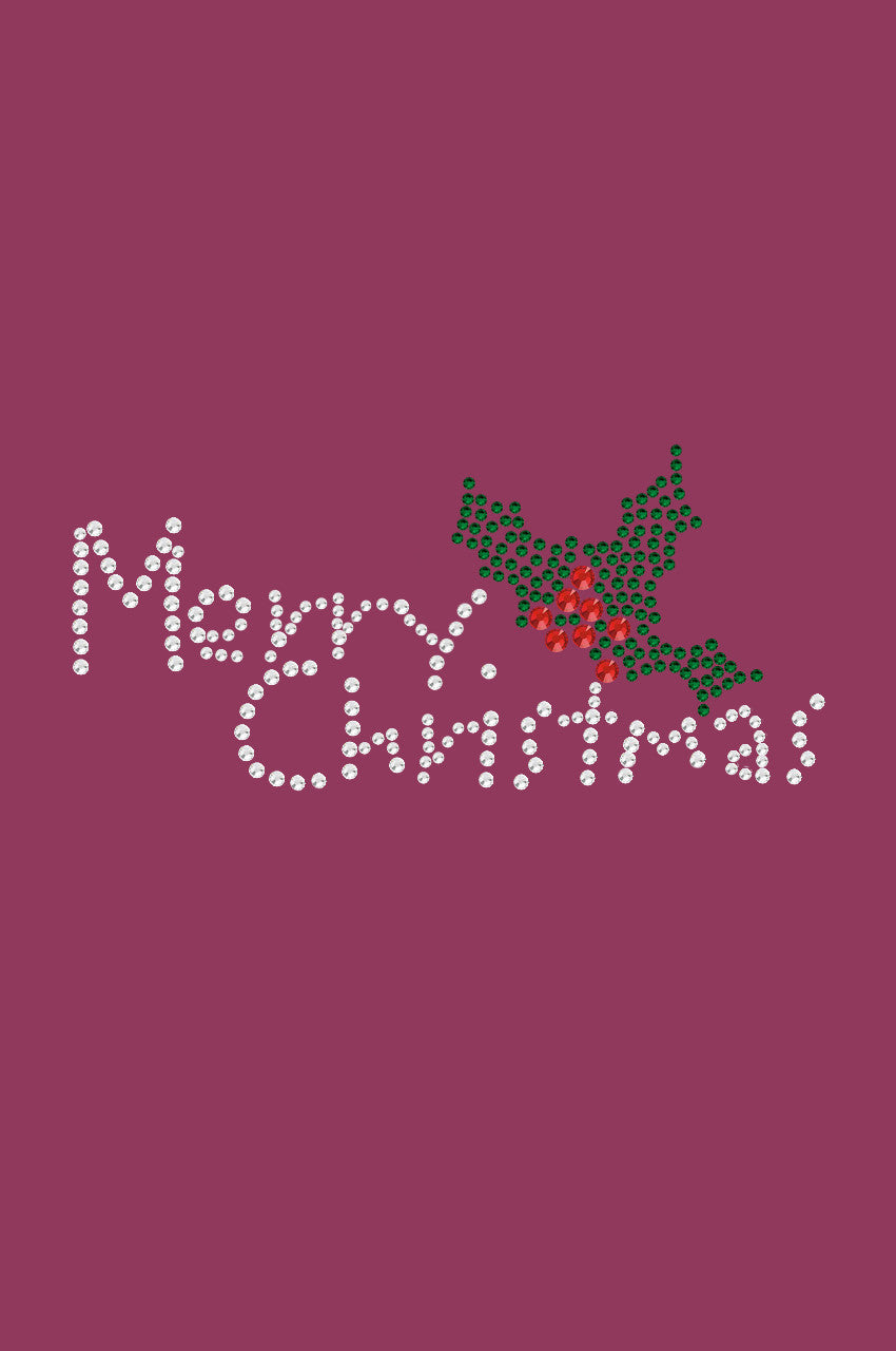 Merry Christmas with Holly - Bandana