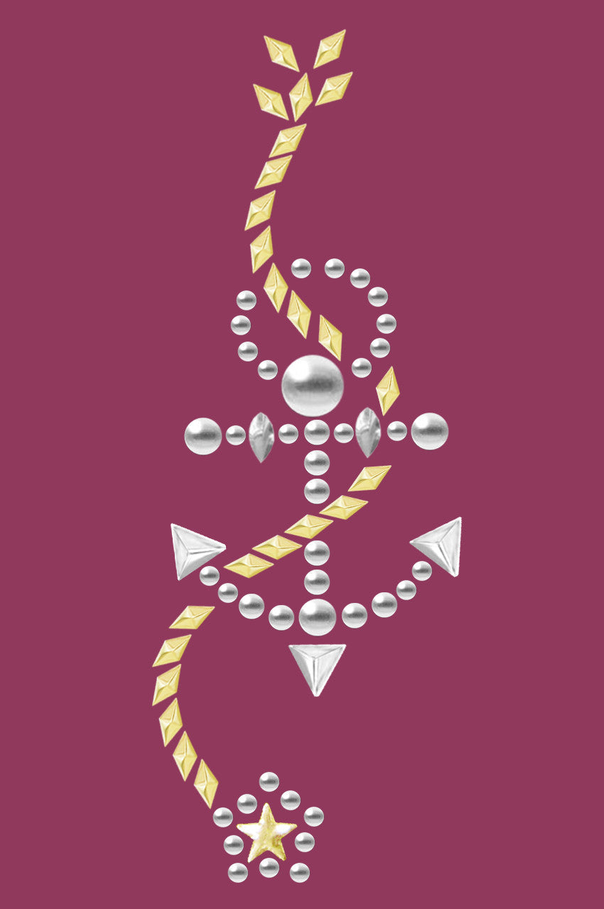 Anchor with Rope (Nailhead) - Bandanna