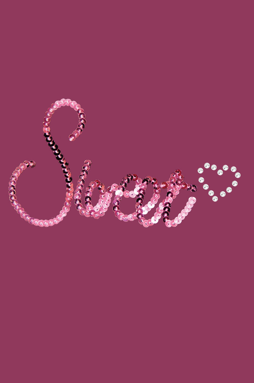 Sweet (Pink Sequins) Bandanna