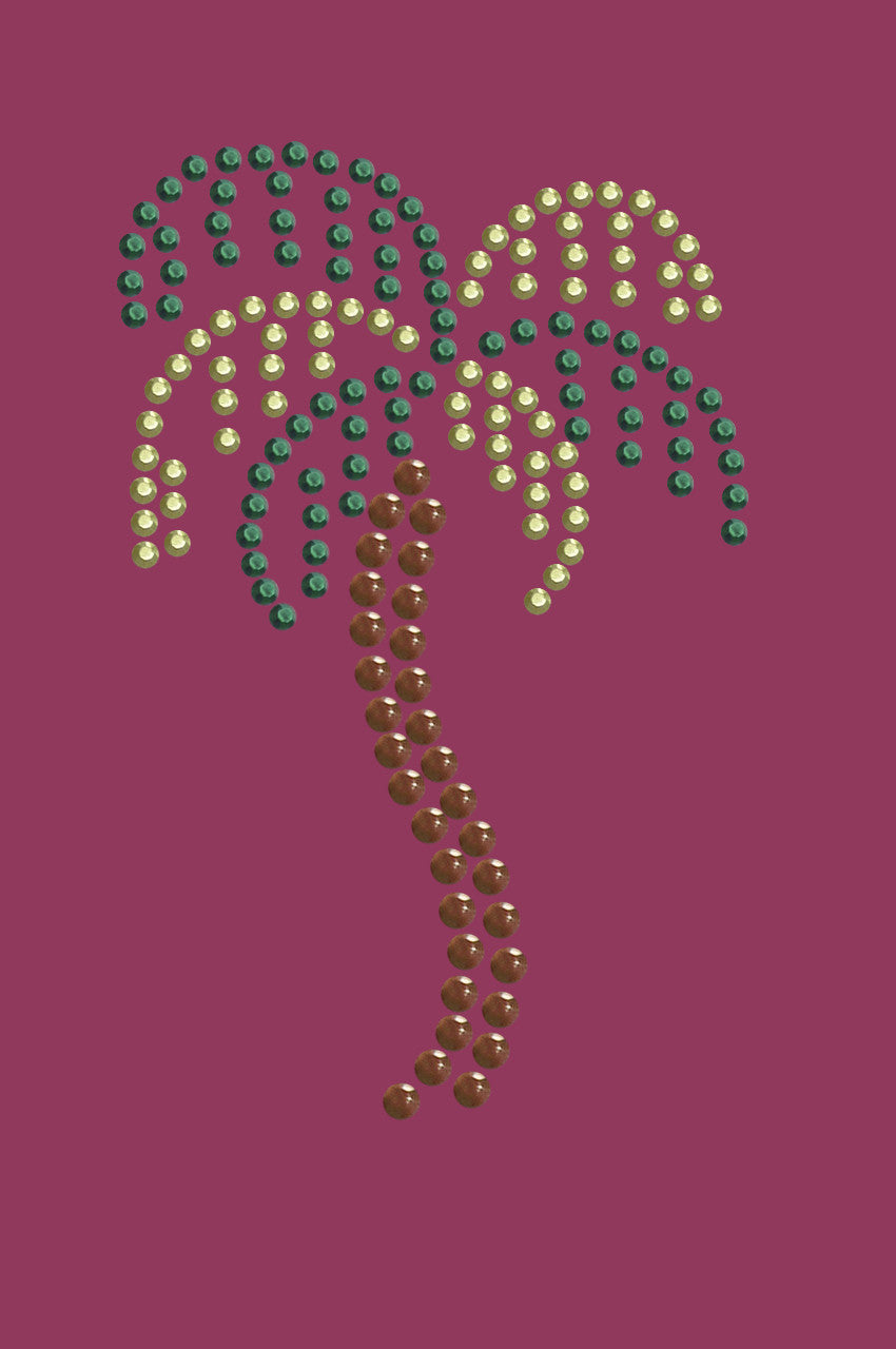 Palm Tree (Rhinestuds) - Bandanna