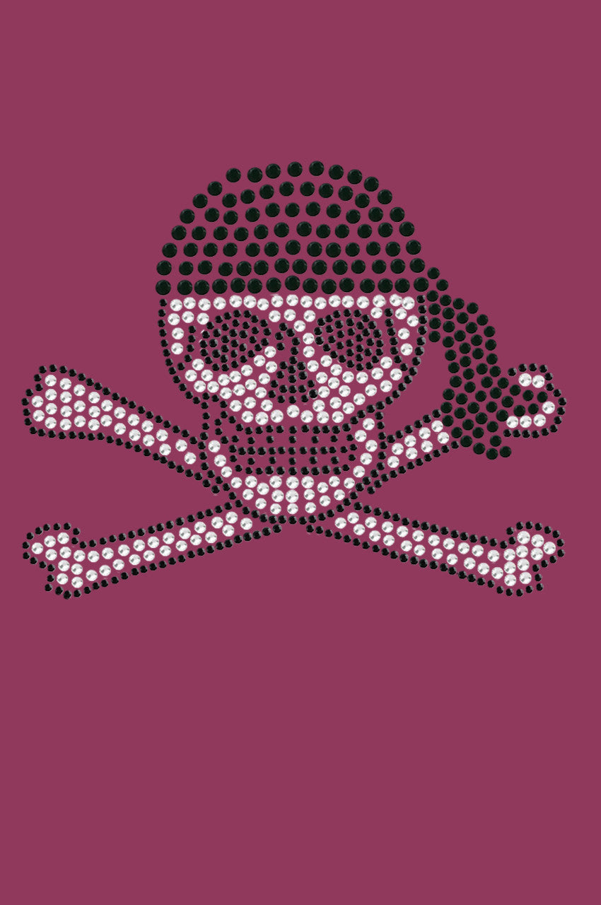 Skull with Black Bandanna - Bandanna