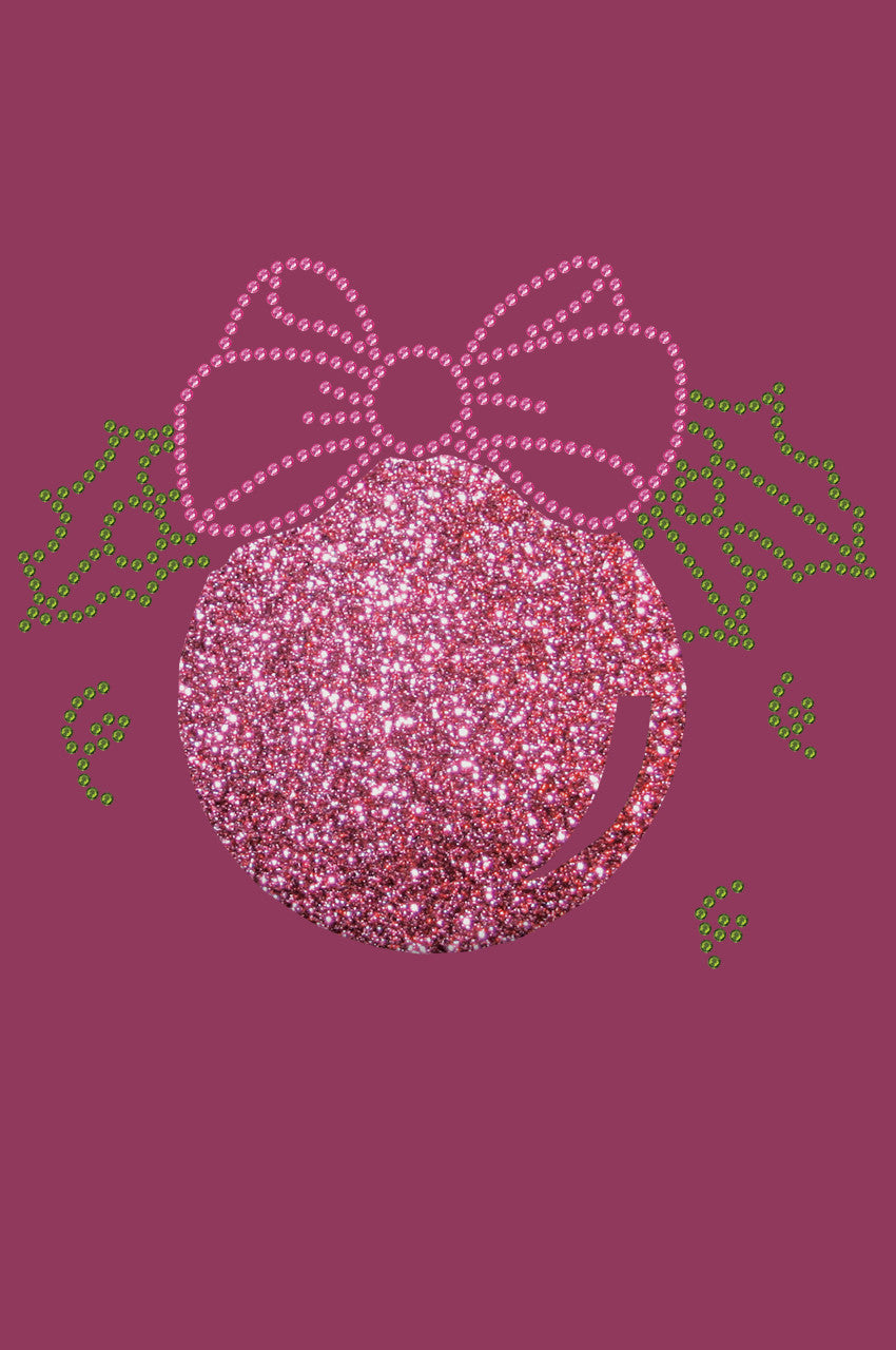 Pink Glitter Ornament - Bandana
