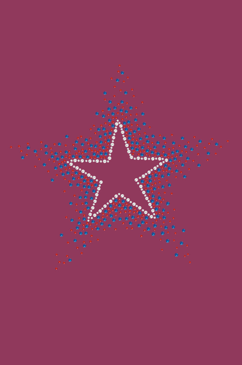 Star (Red & Blue)- Bandanna