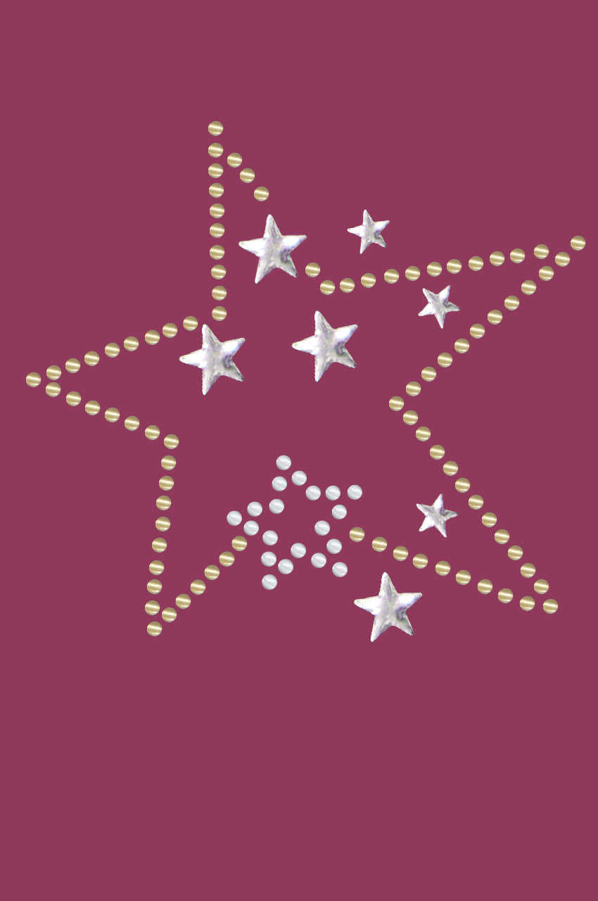 Gold & Silver Stars - Bandanna