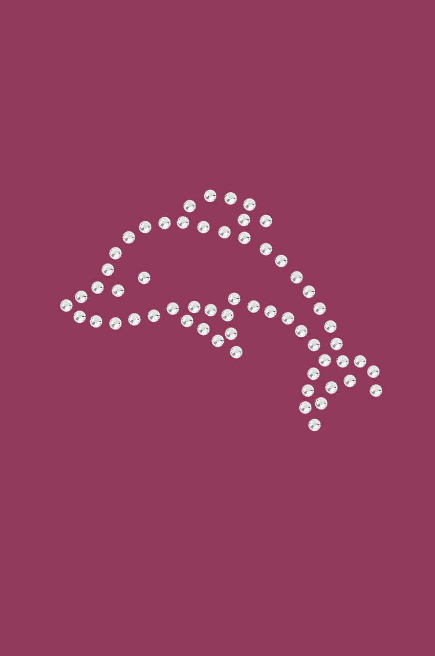 Dolphin (Small Rhinestone) - Bandanna