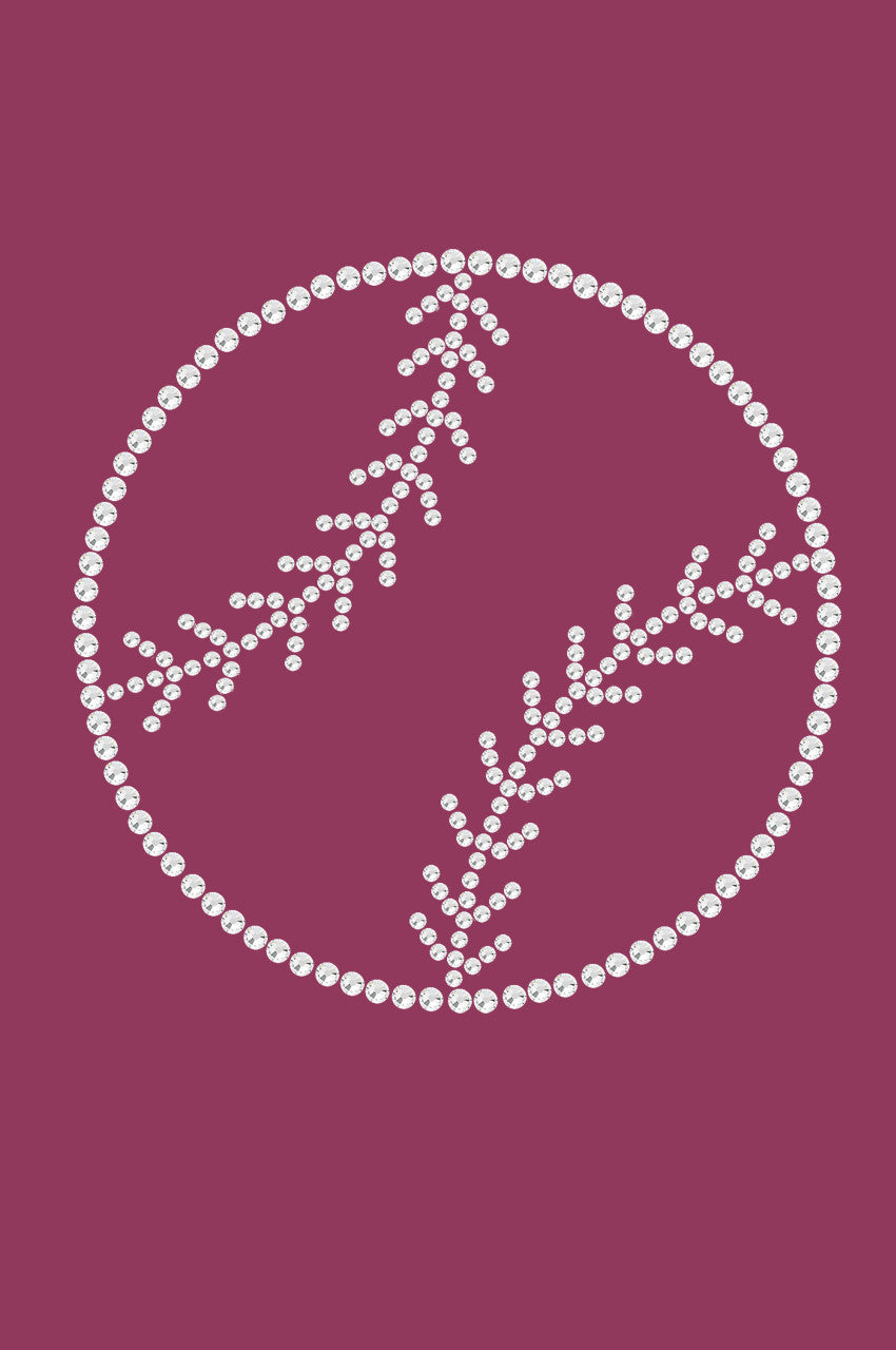 Baseball (Rhinestone Outline) - Bandana