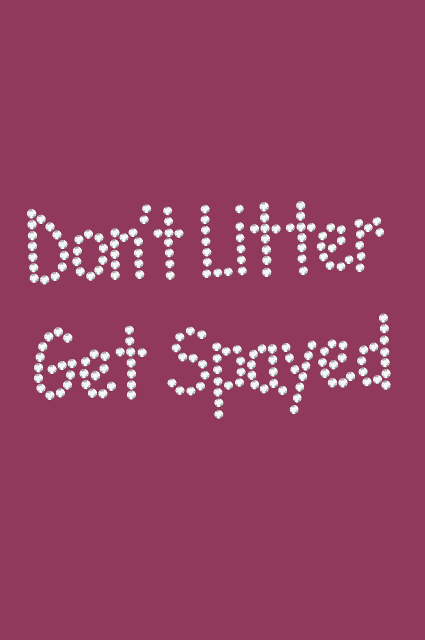 Dont Litter Get Spayed - Bandana