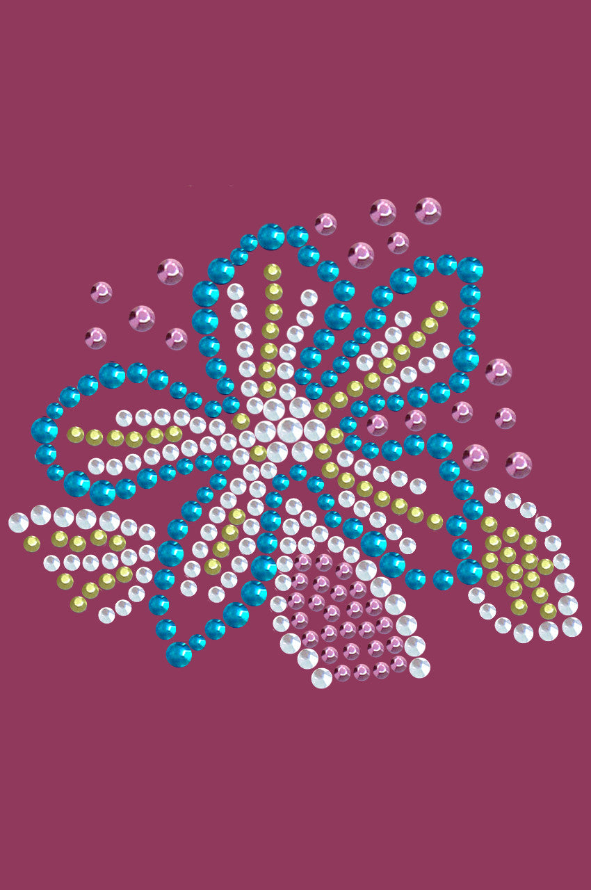 Turquoise Flower - Bandanna