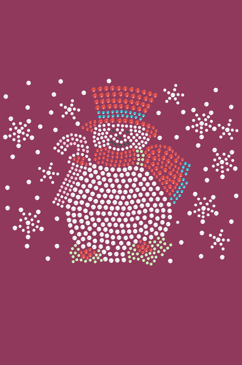 Snowman with Snowflakes - Bandana