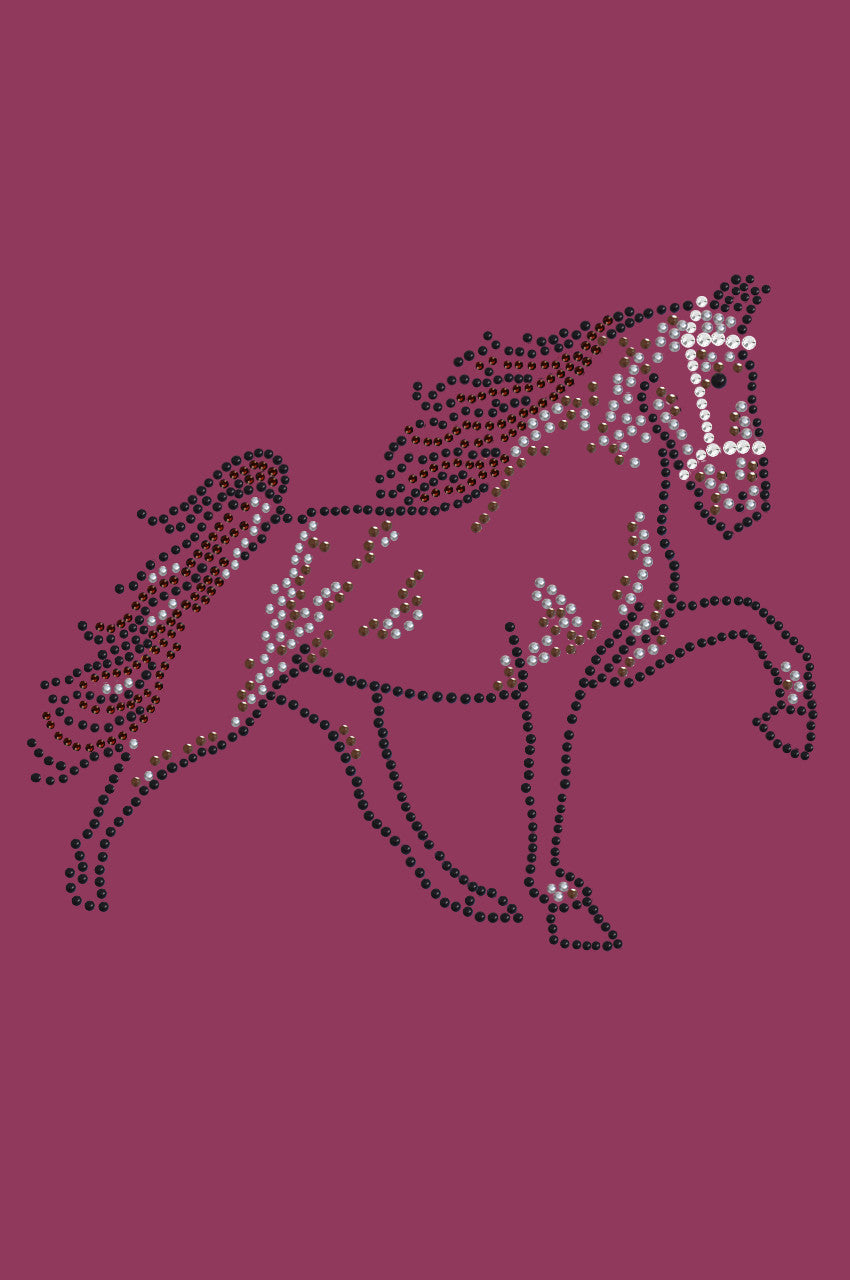 Horse (Brown Rhinestuds) - bandana