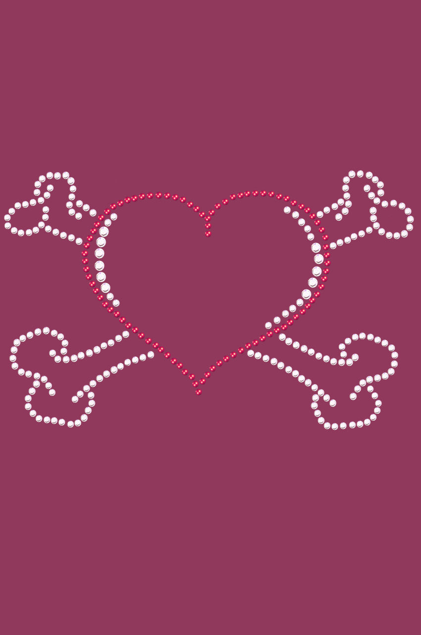 Heart with Cross Bones Bandanna