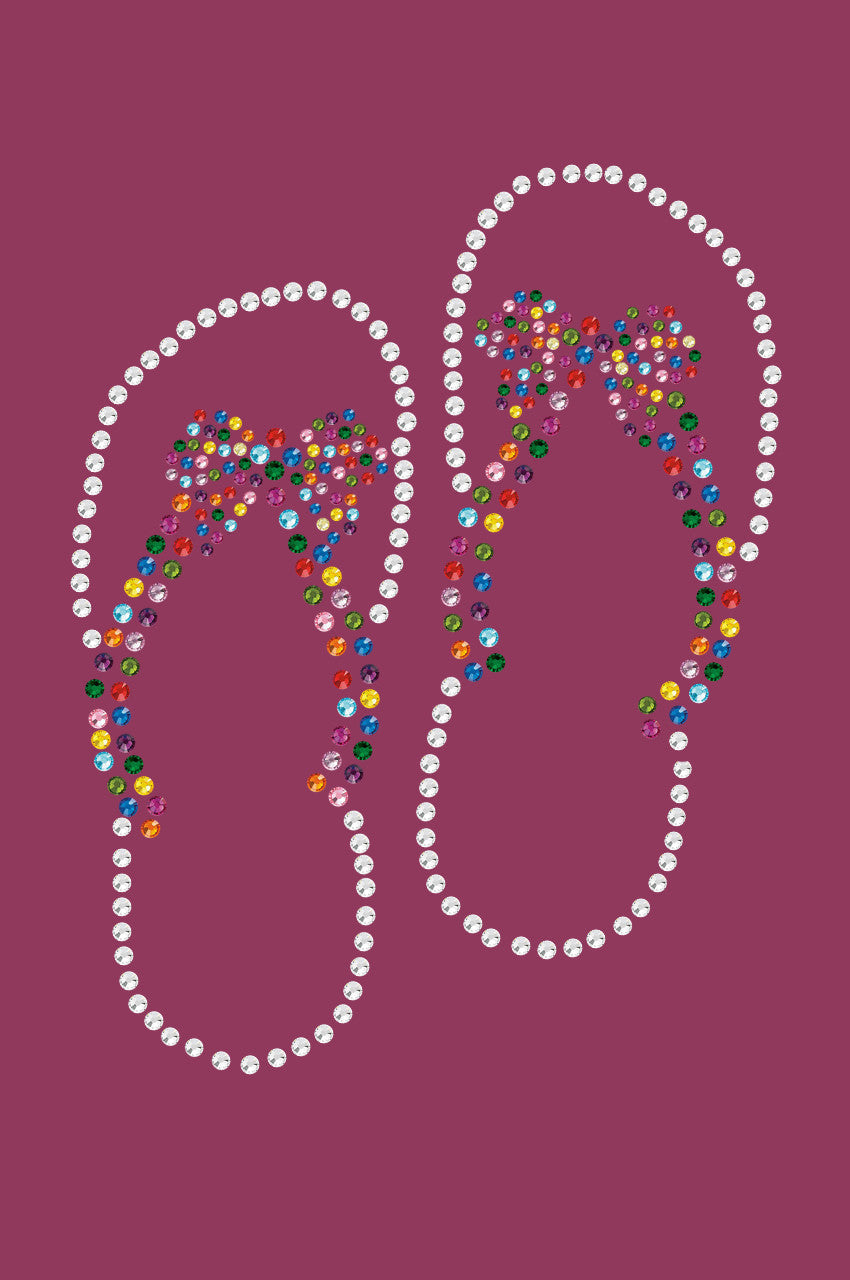 Flip Flops with Bow - Bandanna