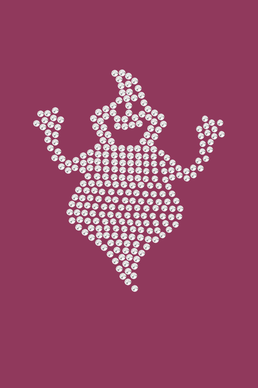 Fat Rhinestone Ghost Bandanna