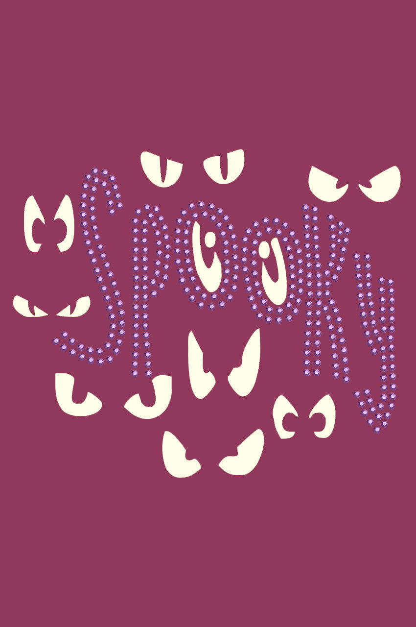 Spooky Glow in the Dark Eyes - Womens Tee