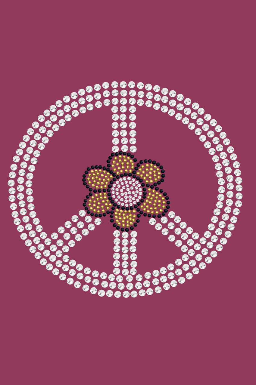 Peace Sign with Daisy - Bandanna