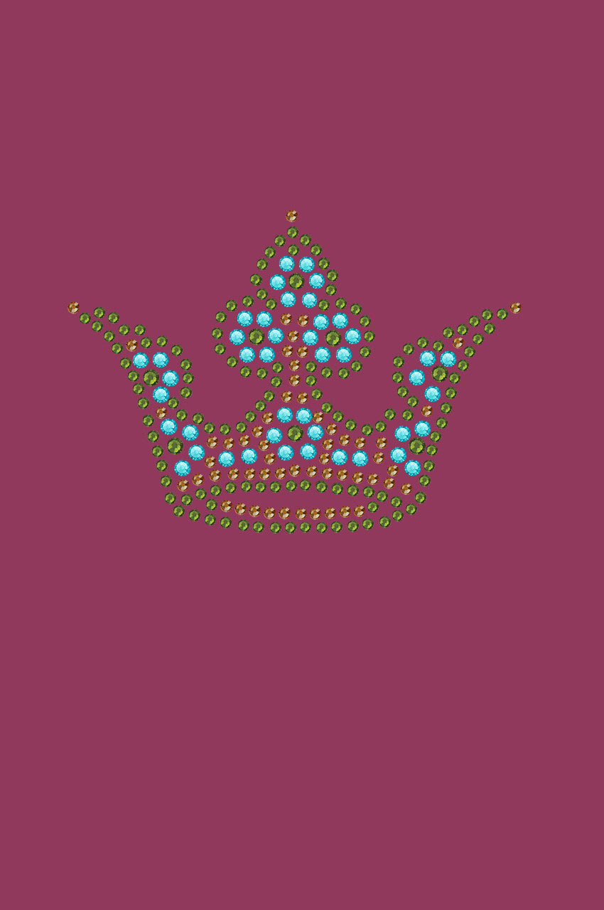 Crown 3 (Lime, Turquoise, & Brown) - Bndana