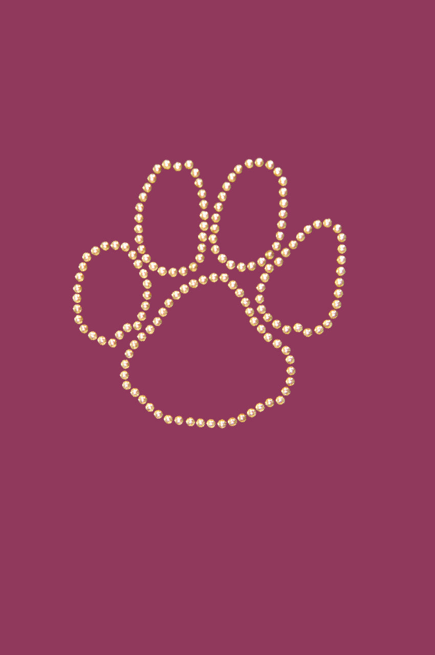 Paw (Gold Nailheads) bandana