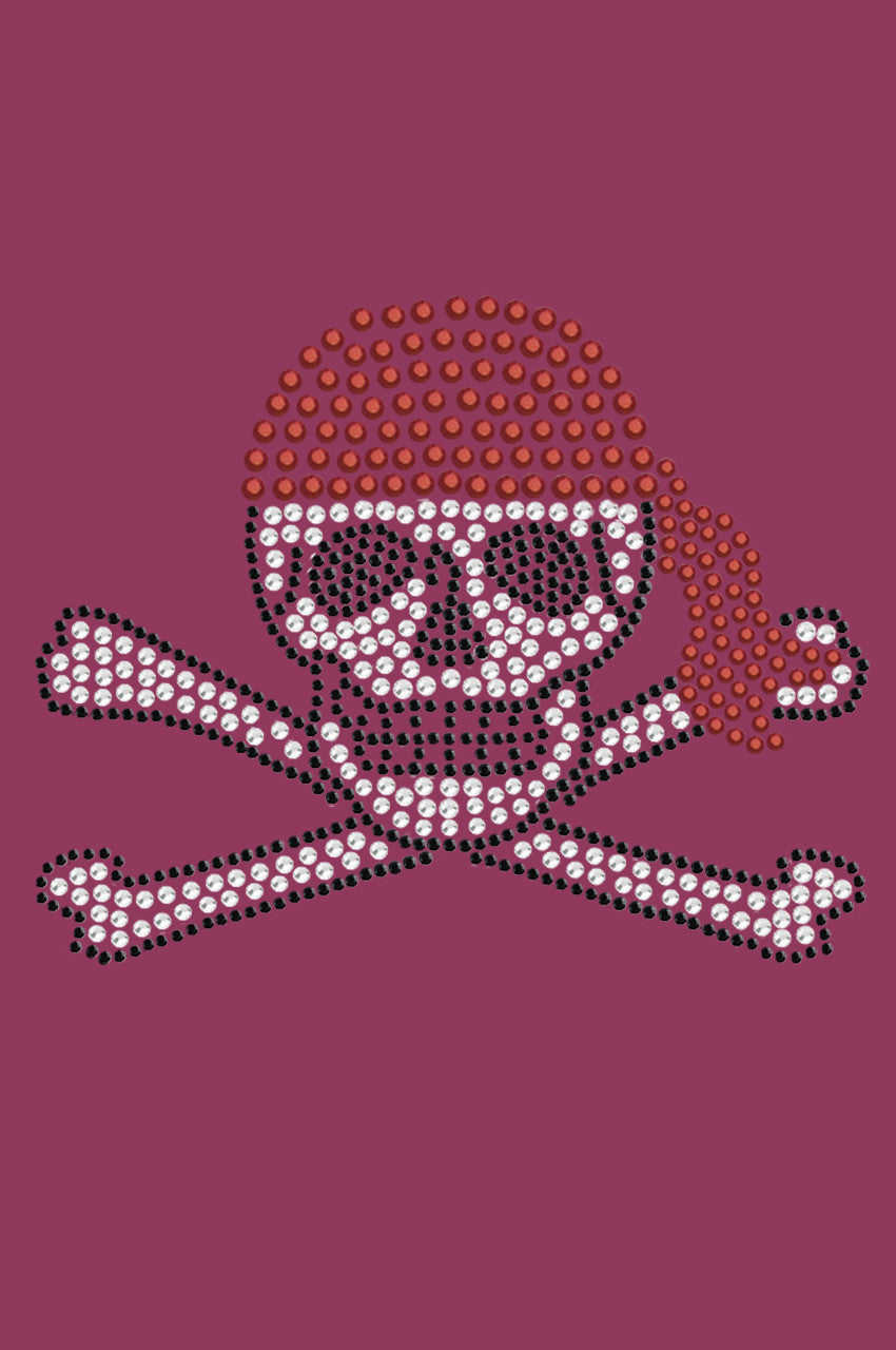 Skull with Red Bandanna - Bandanna