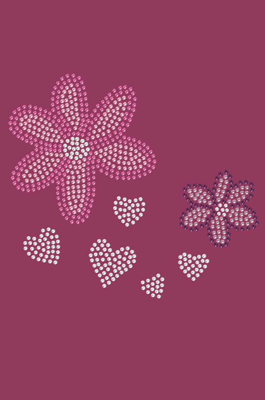 Pink & Purple Flowers - Bandanna