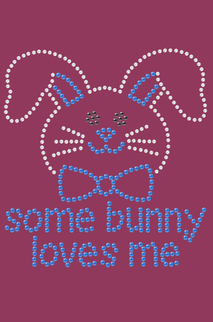 Some Bunny Loves Me (Blue) - Bandanna
