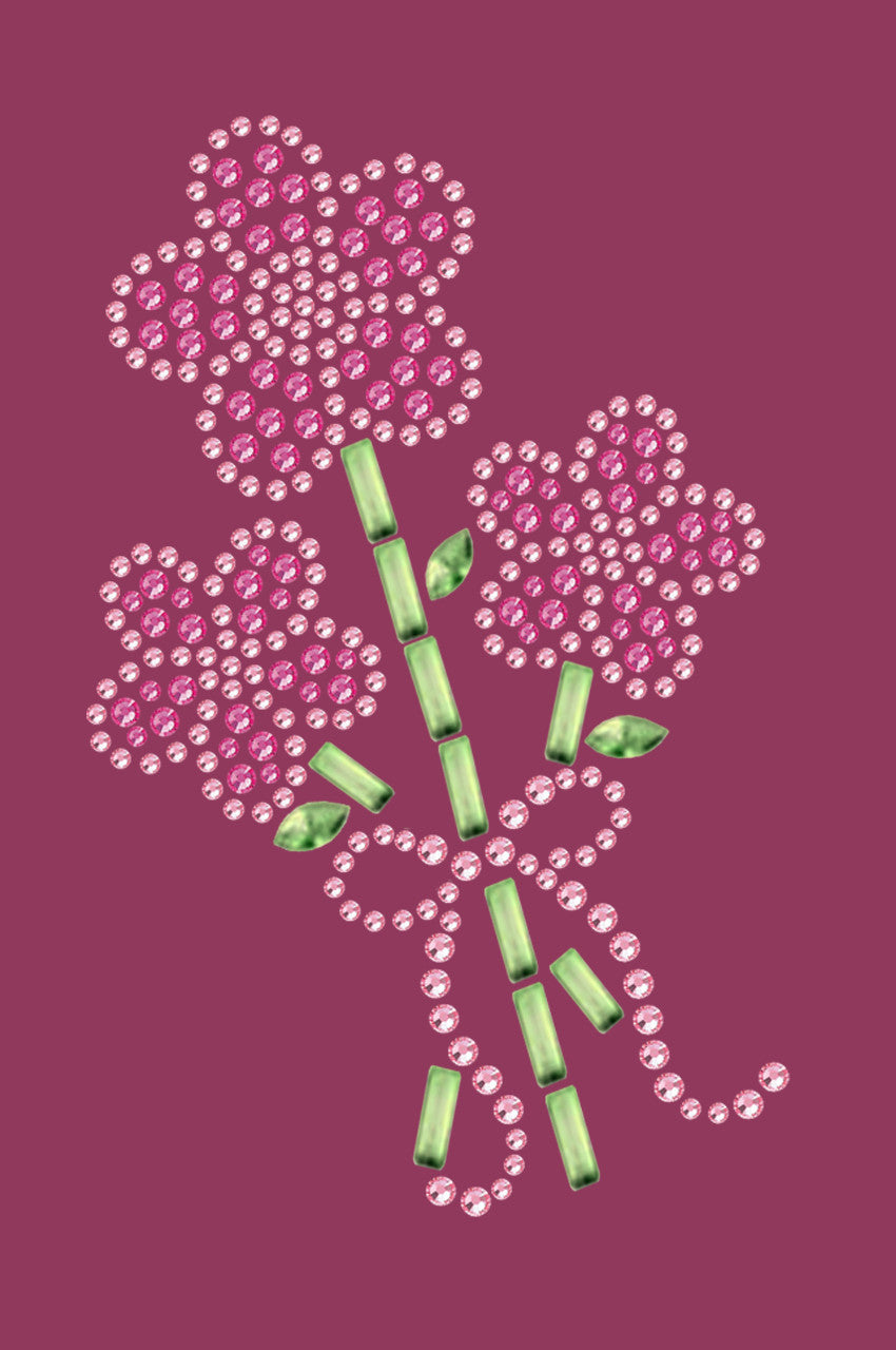 Pink Flower Bouquet - Bandanna