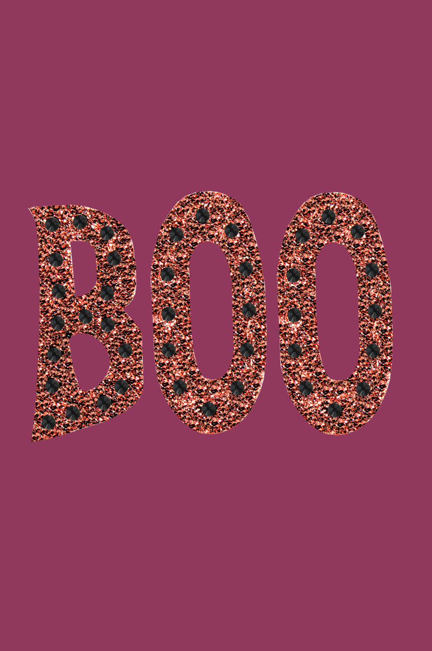 Orange Glitter Boo Bandanna