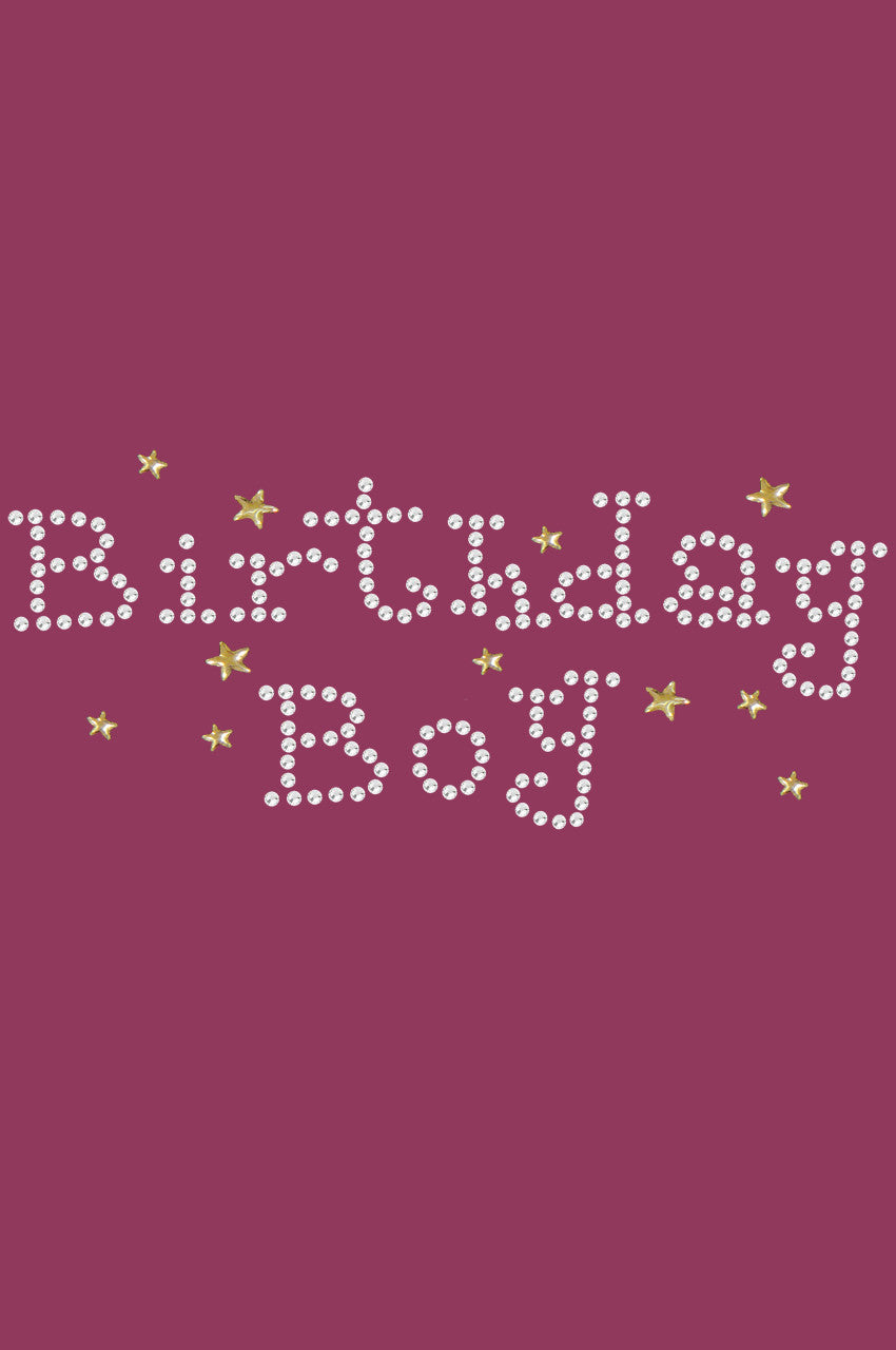 Birthday Boy with Gold Stars - Bandana