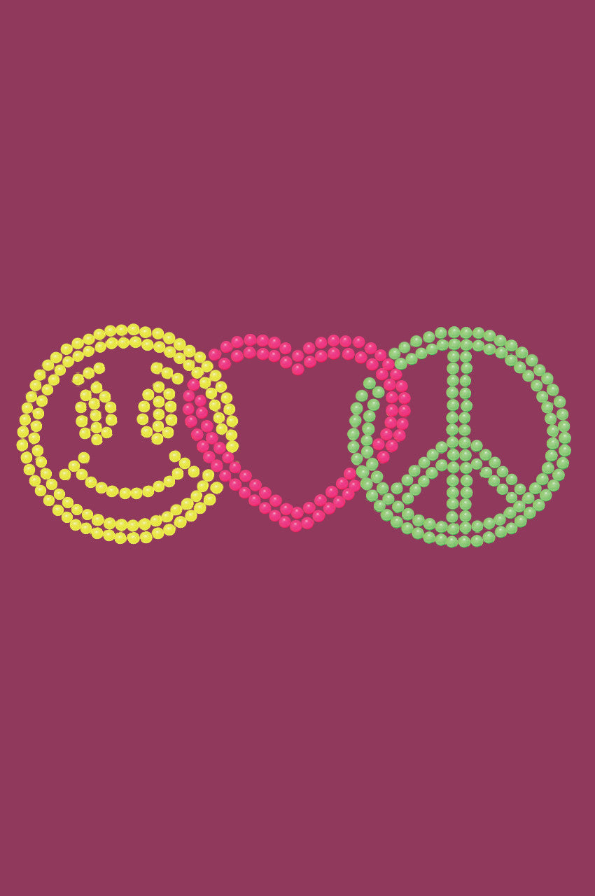 Smiley Face, Love, Peace - Bandanna