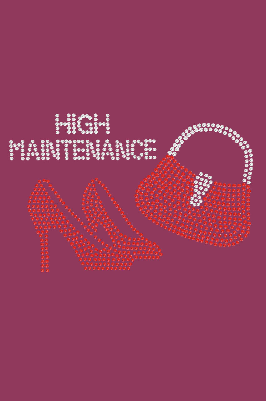 High Maintenance Red Heels & Purse - Bandanna