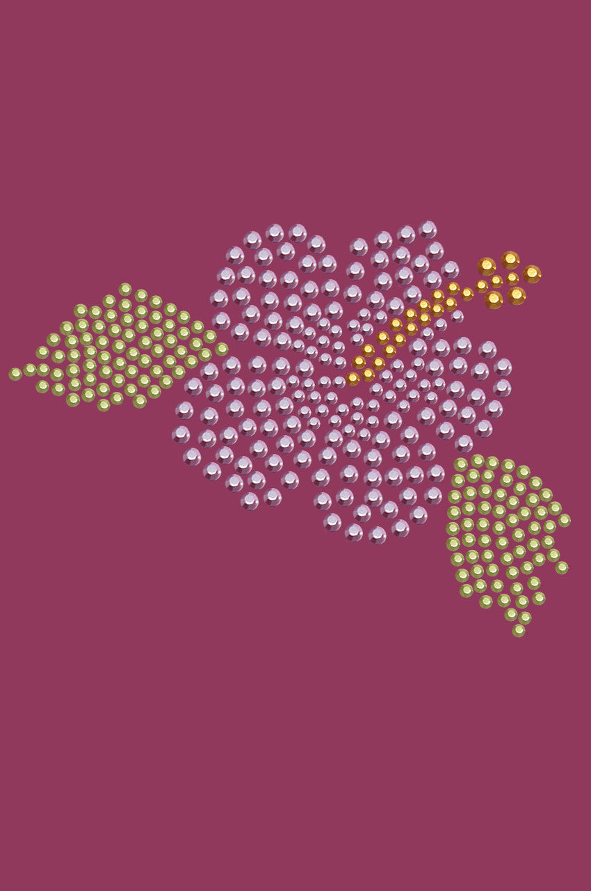 Small Light Pink Hibiscus - Bandanna