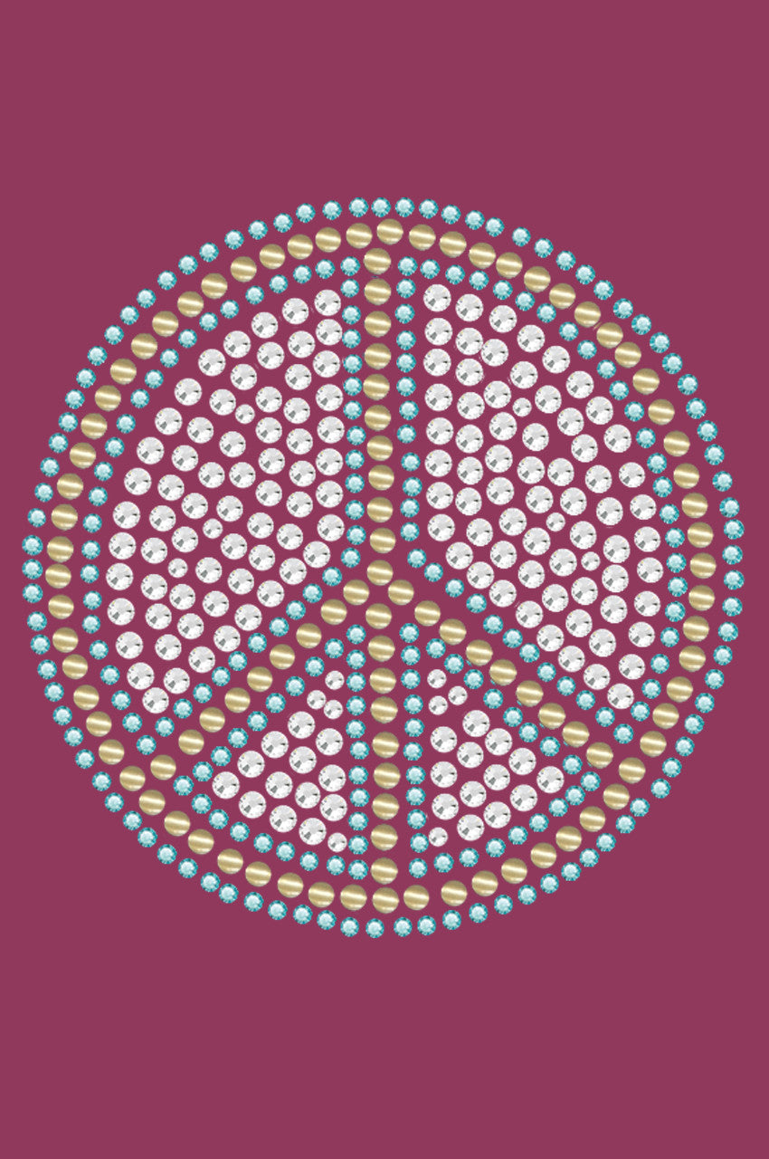 Peace Sign (Blue) - Bandanna