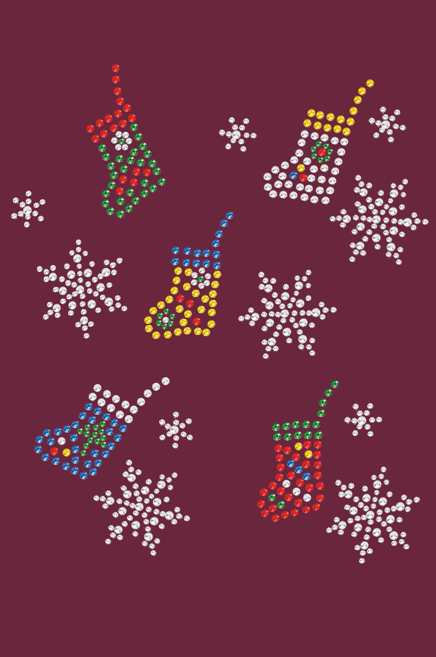 Stockings & Snowflakes - Bandana