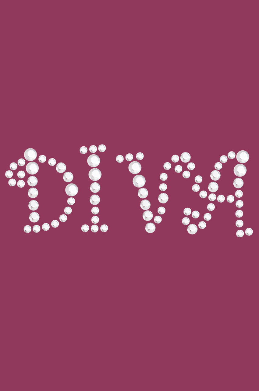 Diva (Silver Rhinestuds) - Bandanna