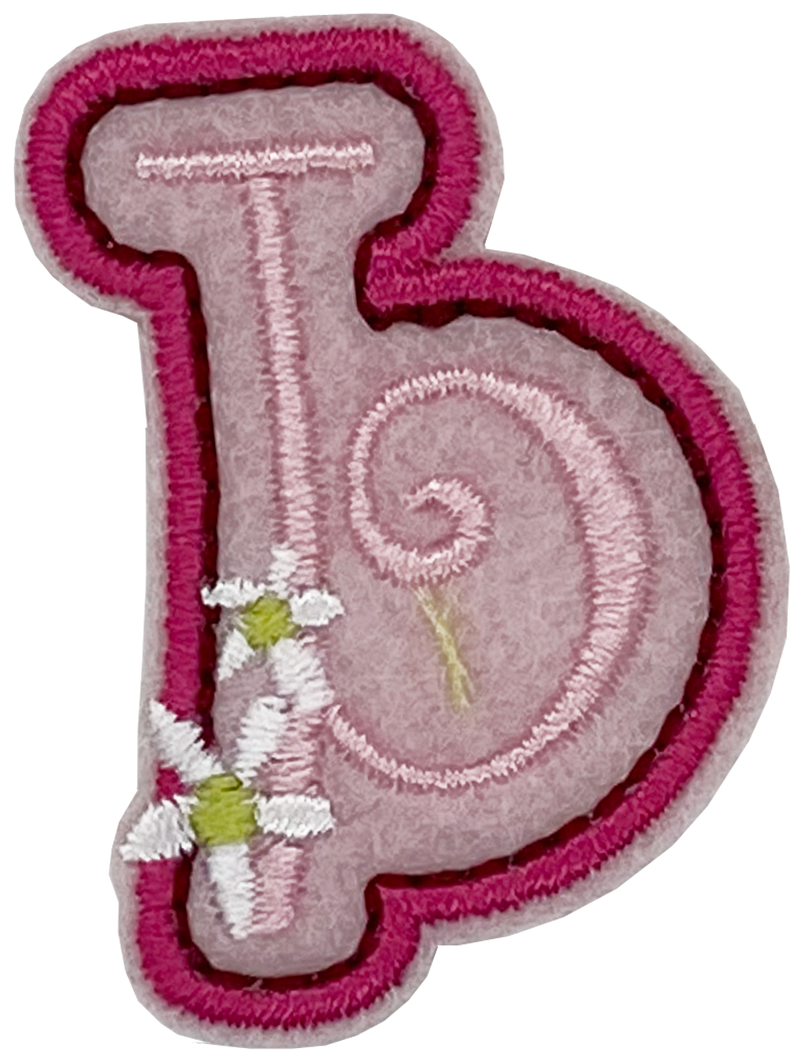 Curly Pink B - Patch
