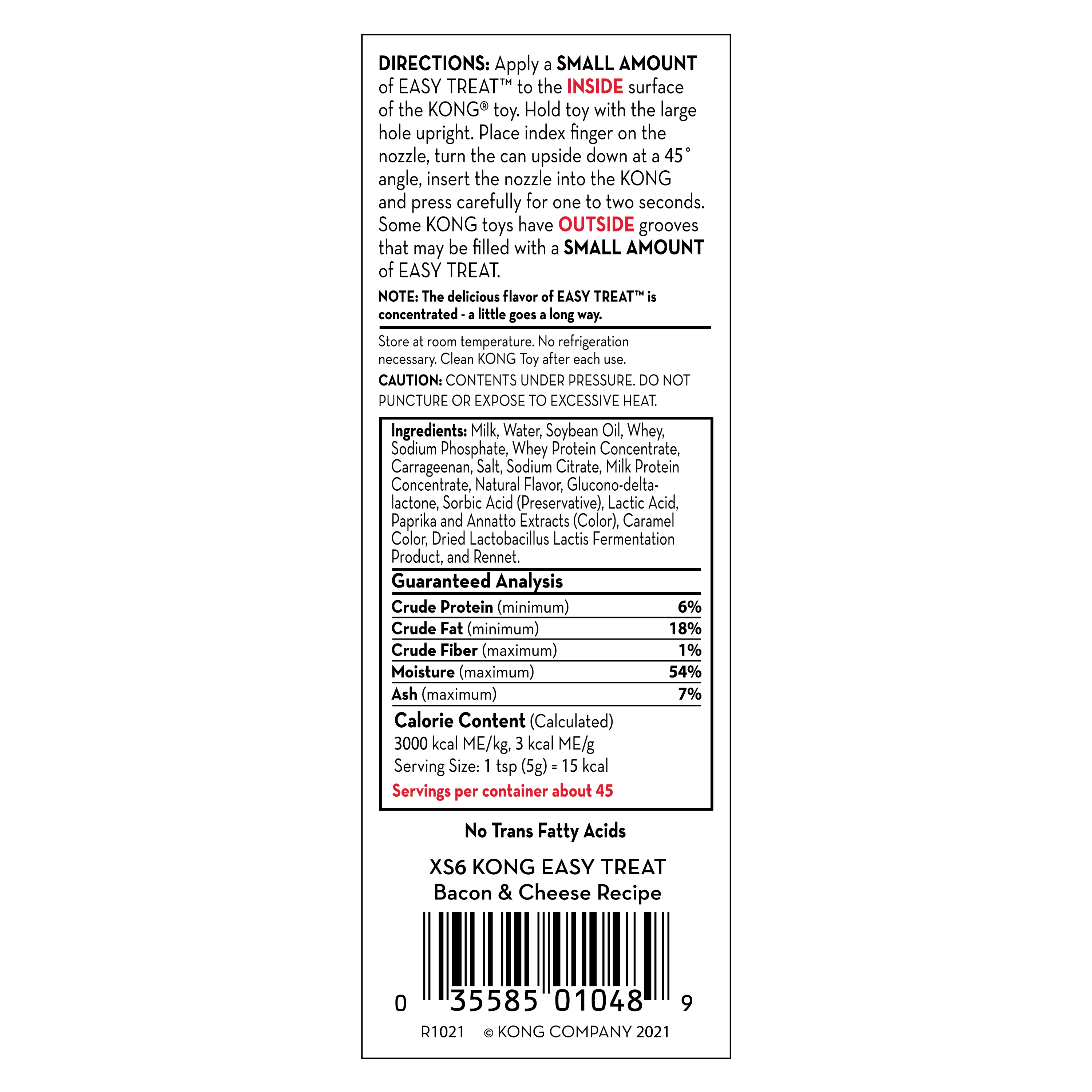 Kong Easy Treat (8oz) - HT Animal Supply