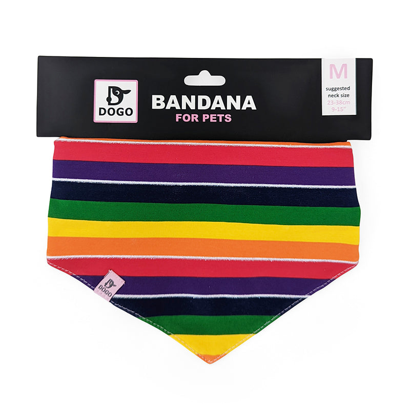 DOGO Rainbow Dog Bandana