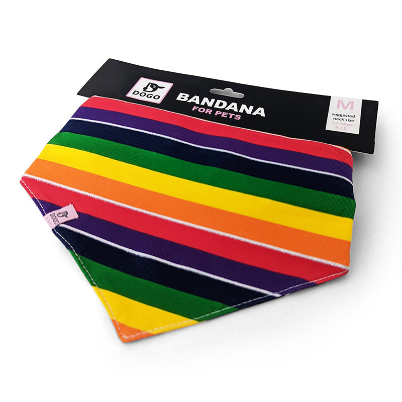 DOGO Rainbow Dog Bandana