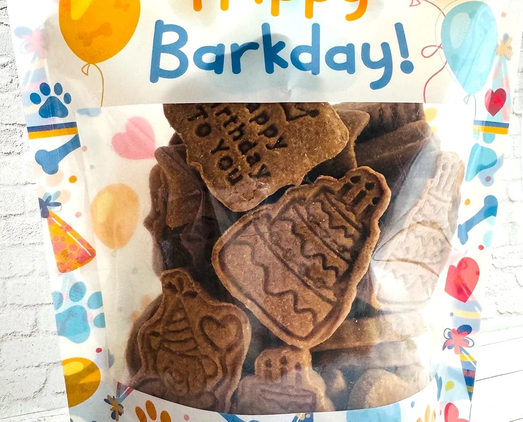 Tootsies & Treats Peanut Butter Treats Happy Barkday Bag (10oz)