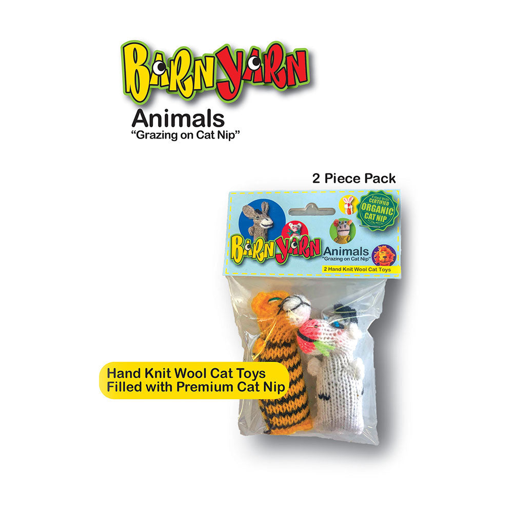 Chilly Dog 2 Pack Barn Yarn Organic Catnip Cat Toys