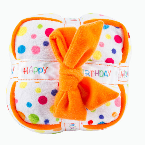 Haute Diggity Dog Happy Birthday Gift Box Plush Dog Toy
