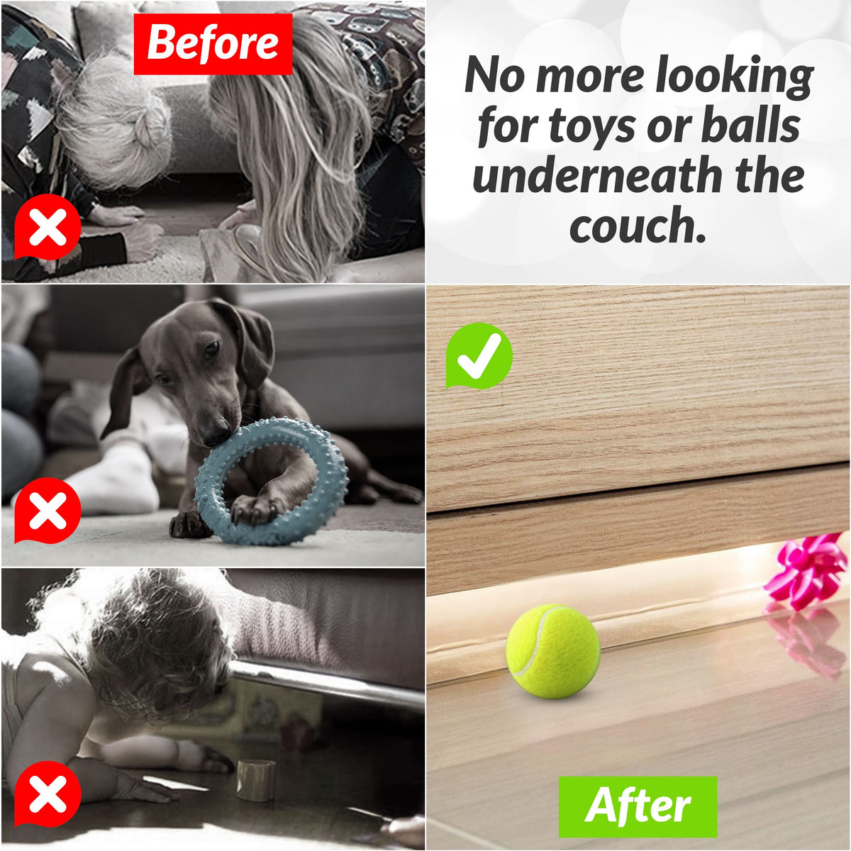 Under Couch / Bed Blocker (3.2 Inch Height)