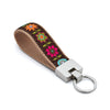 Up Country Bella Floral Cast Brass Key Ring