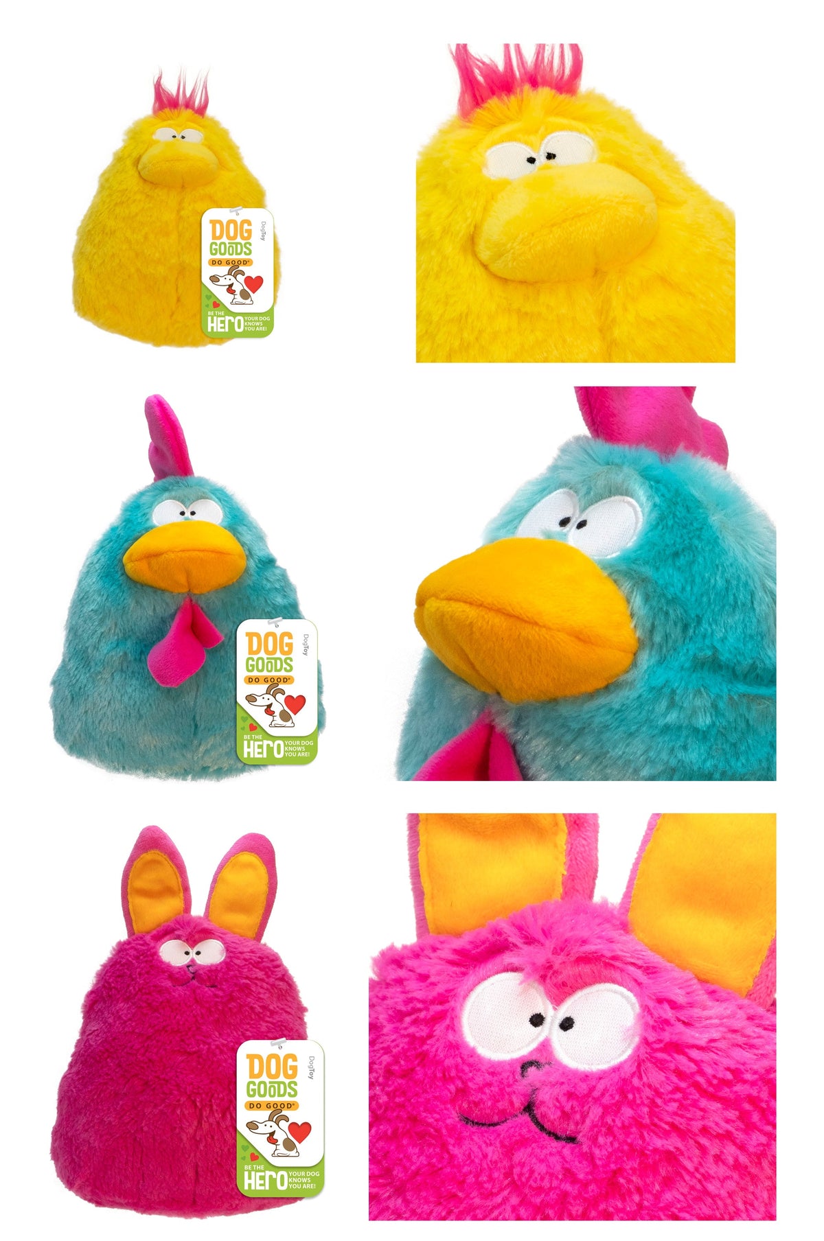 Prince Hare-y: Fun Dog Toy Large Bunny Grunter by DogGoods