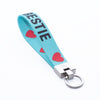 Up Country Bestie Cast Brass Key Ring