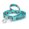 Up Country Bestie Printed Cast Brass Dog Leash