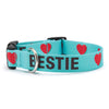 Up Country Bestie Printed Cast Brass Dog Collar