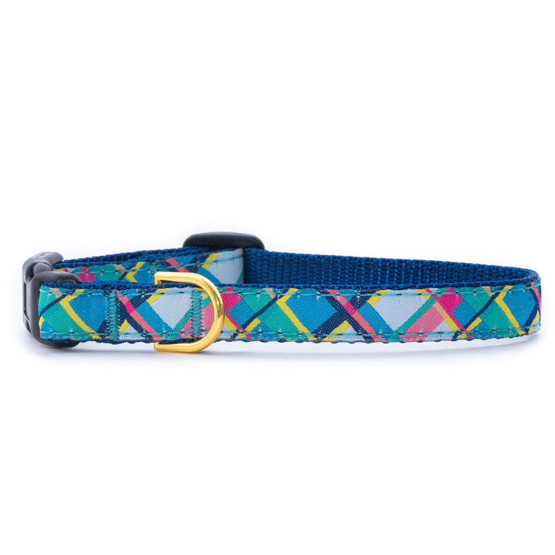 Up Country Best in Plaid Small Breed Dog Collar