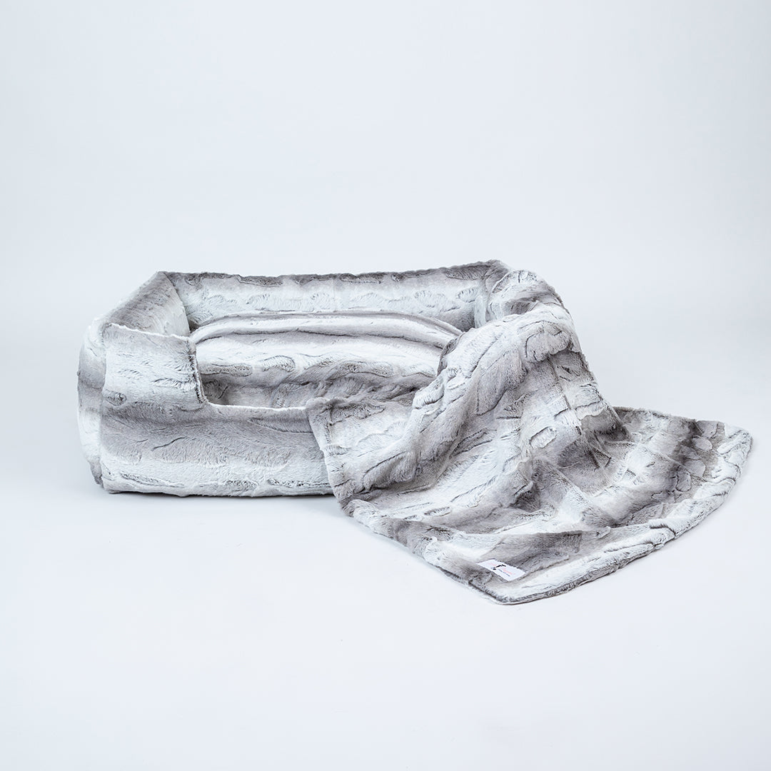 Hello Doggie Big Baby Faux Fur Ultra-Plush Angora Dog Bed