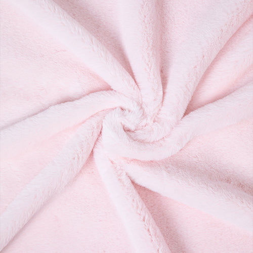 Hello Doggie Big Baby Ice Pink Faux Fur Dog Blanket