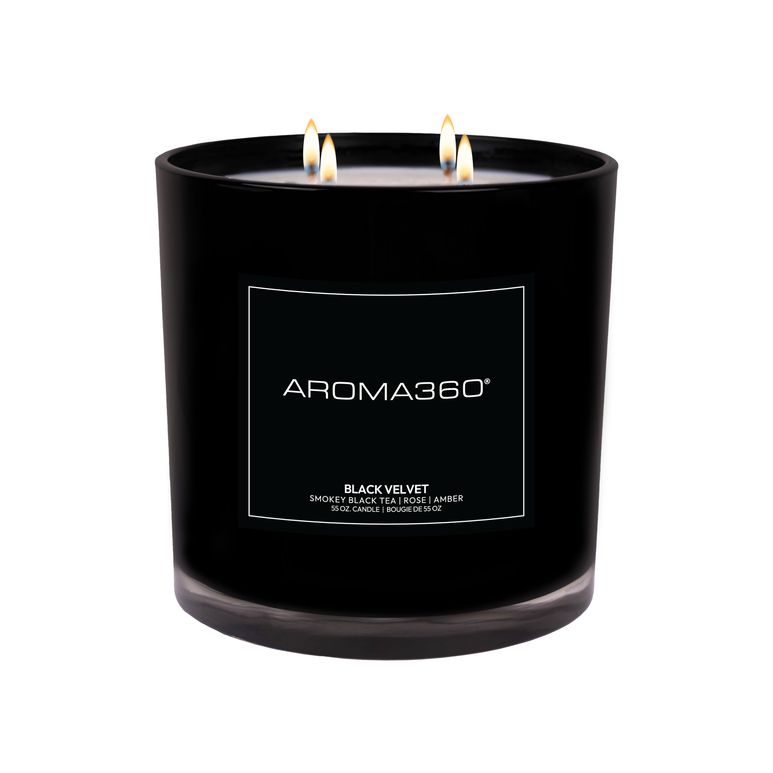 Black Velvet 4-Wick Candle